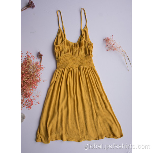 Yellow Strapless Dress Yellow Bra Strapless Skirt Manufactory